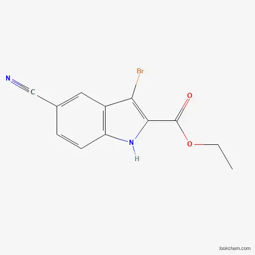 ethyl 3-bromo-5-cyano-1H-indole-2-carboxylate