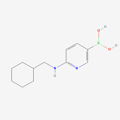 2-(CyclohexylMethylaMino)pyridine-5-boronic acid