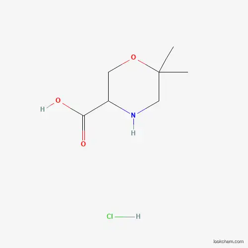 6,6-Dimethyl-morpholine-3-carboxylic acid hydrochloride