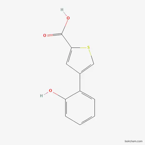 Molecular Structure of 1261896-15-4 (4-(2-Hydroxyphenyl)thiophene-2-carboxylic acid)