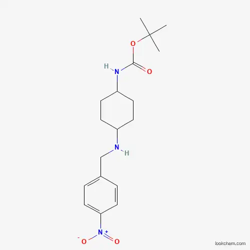 tert-Butyl (1R*,4R*)-4-(4-nitrobenzylamino)cyclohexylcarbamate