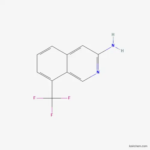 Molecular Structure of 1357945-83-5 (8-(Trifluoromethyl)isoquinolin-3-amine)