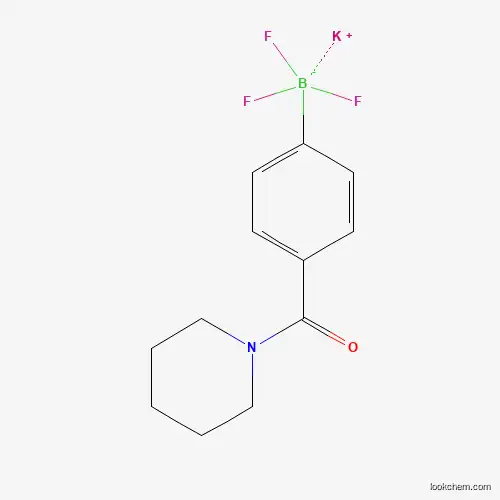 Potassium trifluoro[4-(piperidine-1-carbonyl)phenyl]boranuide