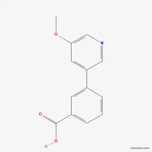 Molecular Structure of 1375068-95-3 (3-(5-Methoxypyridin-3-yl)benzoic acid)