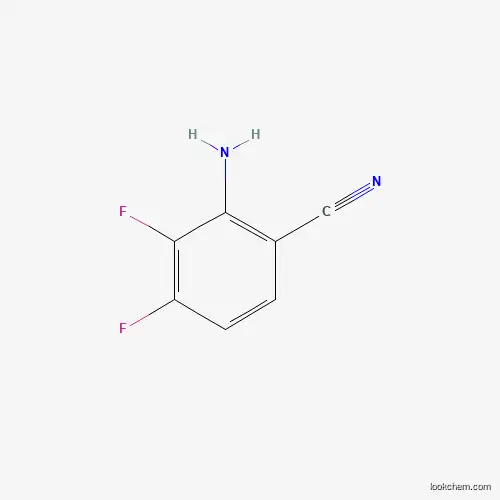 Molecular Structure of 1384265-40-0 (2-Amino-3,4-difluorobenzonitrile)