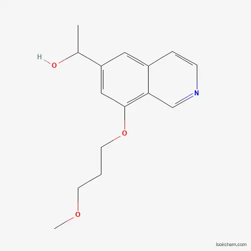 Molecular Structure of 1415559-74-8 (1-(8-(3-Methoxypropoxy)isoquinolin-6-yl)ethanol)