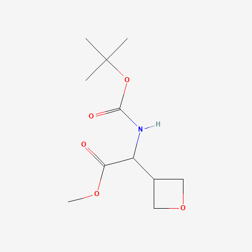 methyl 2-{[(tert-butoxy)carbonyl]amino}-2-(oxetan-3-yl)acetate