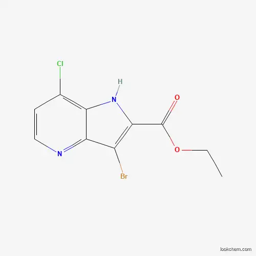 ethyl 3-bromo-7-chloro-1H-pyrrolo[3,2-b]pyridine-2-carboxylate