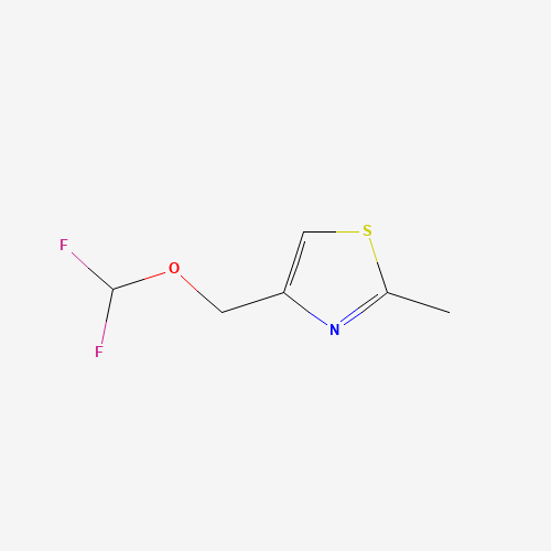 Molecular Structure of 1432754-22-7 (Thiazole, 4-[(difluoromethoxy)methyl]-2-methyl-)