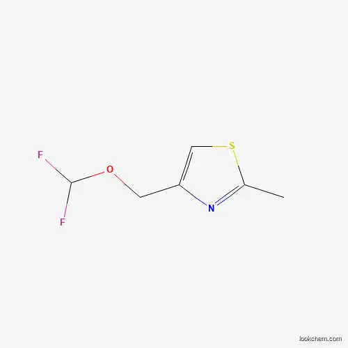 Molecular Structure of 1432754-22-7 (Thiazole, 4-[(difluoromethoxy)methyl]-2-methyl-)
