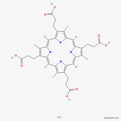 Cadmium;3-[(1z,4z,10z,14z)-7,12,17-tris(2-carboxyethyl)-3,8,13,18-tetramethylporphyrin-21,22,23,24-tetraid-2-yl]propanoic Acid