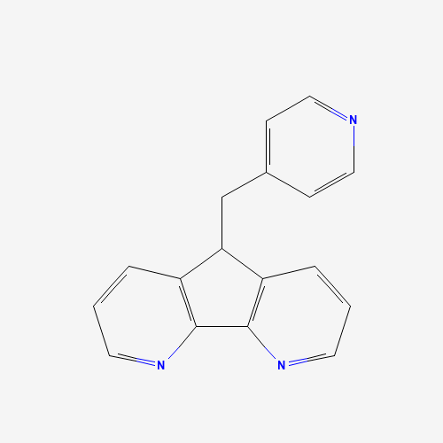 Molecular Structure of 150896-72-3 (5-[(Pyridin-4-yl)methyl]-5H-cyclopenta[1,2-b:5,4-b']dipyridine)