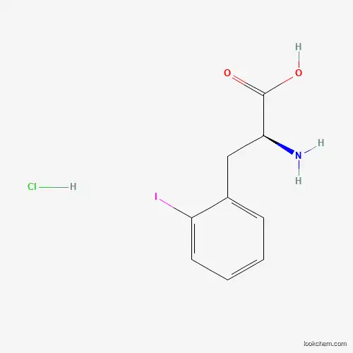 Molecular Structure of 167817-57-4 ((S)-2-Amino-3-(2-iodophenyl)propanoic acid hydrochloride)