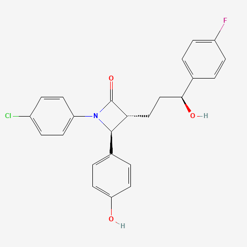 (3R,4S)-1-(4-chlorophenyl)-3-((S)-3-(4-fluorophenyl)-3-hydroxypropyl)-4-(4-hydroxyphenyl)azetidin-2-one