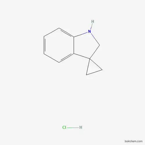 Molecular Structure of 1788041-56-4 (Spiro[cyclopropane-1,3'-indoline] hydrochloride)