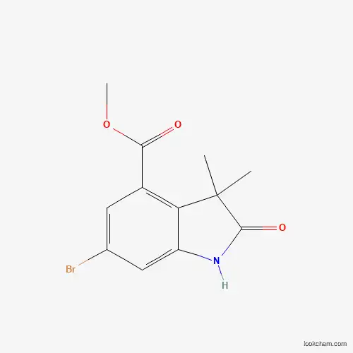 Methyl 6-bromo-3,3-dimethyl-2-oxo-2,3-dihydro-1H-indole-4-carboxylate