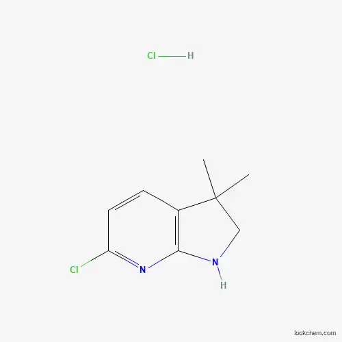 6-chloro-3,3-dimethyl-1H,2H,3H-pyrrolo[2,3-b]pyridine hydrochloride