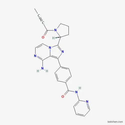 SAGECHEM/4-[8-Amino-3-[(2R)-1-(1-oxo-2-butyn-1-yl)-2-pyrrolidinyl]imidazo[1,5-a]pyrazin-1-yl]-N-2-pyridinylbenzamide