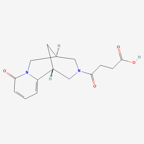 Molecular Structure of 1955474-88-0 (4-oxo-4-[(1S,5S)-8-oxo-1,5,6,8-tetrahydro-2H-1,5-methanopyrido[1,2-a][1,5]diazocin-3(4H)-yl]butanoic acid)