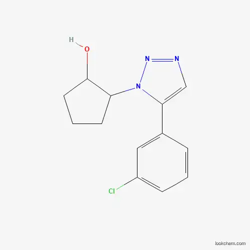 2-(5-(3-chlorophenyl)-1H-1,2,3-triazol-1-yl)cyclopentanol