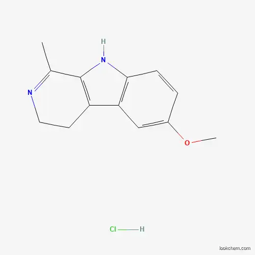 Molecular Structure of 2537-74-8 (6-methoxy-1-methyl-4,9-dihydro-3H-pyrido[3,4-b]indole;hydrochloride)