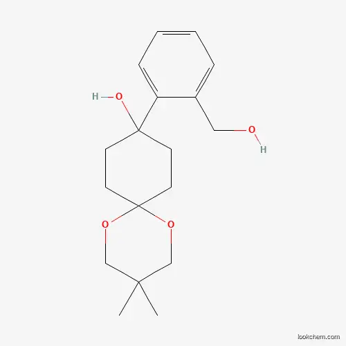 1,5-DIOXASPIRO[5.5]UNDECAN-9-OL, 9-[2-(HYDROXYMETHYL)PHENYL]-3,3-DIMETHYL-