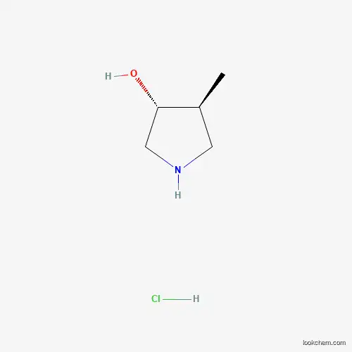 (3R,4S)-rel-4-메틸-3-피롤리디놀 염산염(상대적 구조)