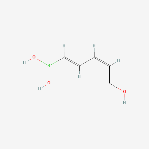 Molecular Structure of 299180-01-1 ([(1E,3Z)-5-Hydroxy-1,3-pentadienyl]boronic acid)