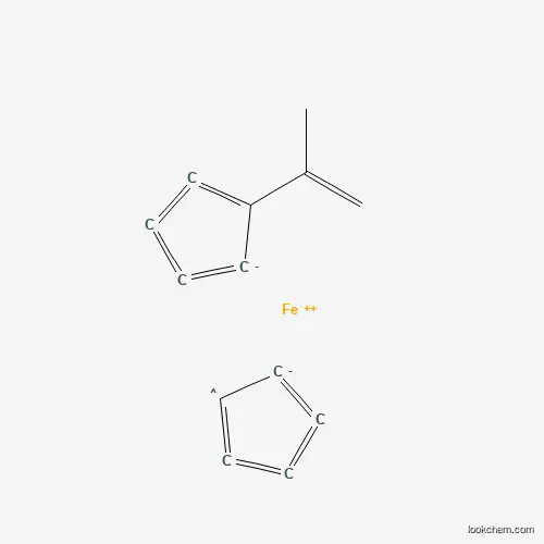 Molecular Structure of 31725-14-1 (Iron(2+) cyclopenta-2,3,4,5-tetraen-2-id-1-yl 5-(prop-1-en-2-yl)cyclopenta-1,2,3,4-tetraen-1-ide (1/1/1))