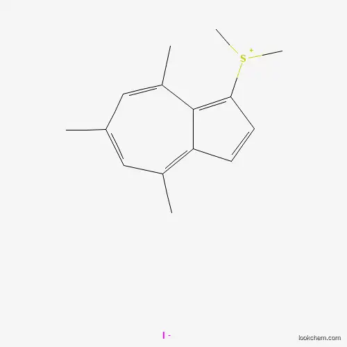 Molecular Structure of 33429-21-9 (Dimethyl(4,6,8-trimethylazulen-1-yl)sulfanium iodide)