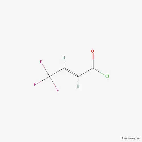 Molecular Structure of 406-92-8 (4,4,4-Trifluorobut-2-enoyl chloride)