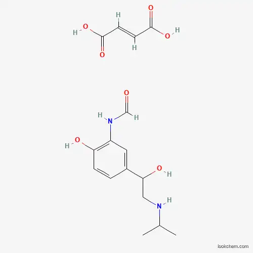 Molecular Structure of 43229-38-5 ((2E)-But-2-enedioic acid--N-(2-hydroxy-5-{1-hydroxy-2-[(propan-2-yl)amino]ethyl}phenyl)formamide (1/1))