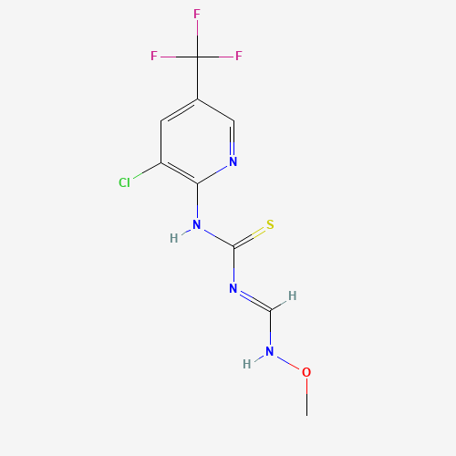 N-[3-Chloro-5-(trifluoromethyl)-2-pyridinyl]-N'-[(methoxyamino)methylene]thiourea