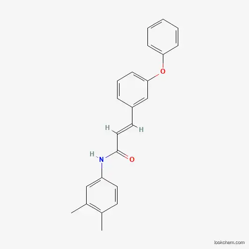 (E)-N-(3,4-DIMETHYLPHENYL)-3-(3-PHENOXYPHENYL)-2-PROPENAMIDE