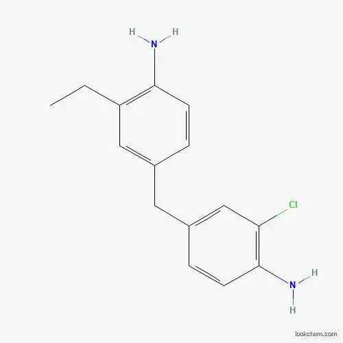 Molecular Structure of 55347-69-8 (3-Chloro-3'-ethyl-4,4'-diaminodiphenylmethane)