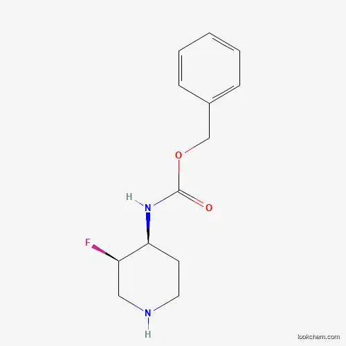 BENZYL N-[(3R,4S)-3-FLUOROPIPERIDIN-4-YL]CARBAMATE