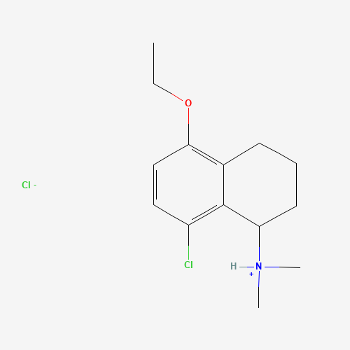 (8-chloro-5-ethoxy-1,2,3,4-tetrahydronaphthalen-1-yl)-dimethylazaniumchloride