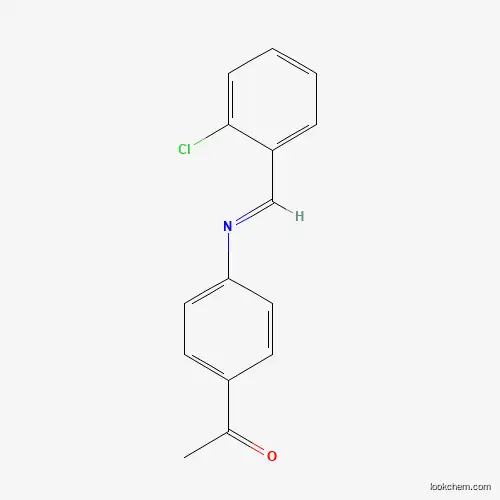 N-(2-CHLOROBENZYLIDENE)-4-ACETYLANILINE