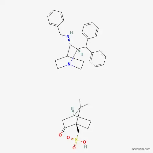 (2S,3S)-2-benzhydryl-N-benzylquinuclidin-3-amine- (1R)-10-ca mphorsulfonate