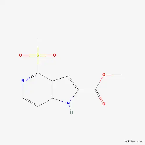 Methyl 4-(methylsulfonyl)-1H-pyrrolo[3,2-c]pyridine-2-carboxylate