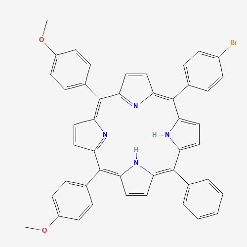 10-(4-bromophenyl)-15,20-bis(4-methoxyphenyl)-5-phenyl-21,22-dihydroporphyrin