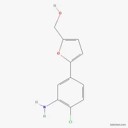 Molecular Structure of 874999-56-1 ([5-(3-Amino-4-chlorophenyl)furan-2-yl]methanol)