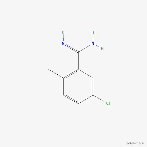 Molecular Structure of 885964-19-2 (5-Chloro-2-methyl-benzamidine)