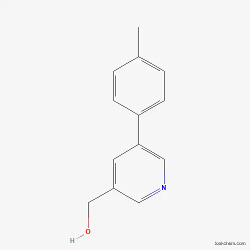 Molecular Structure of 887974-10-9 ((5-(p-Tolyl)pyridin-3-yl)methanol)