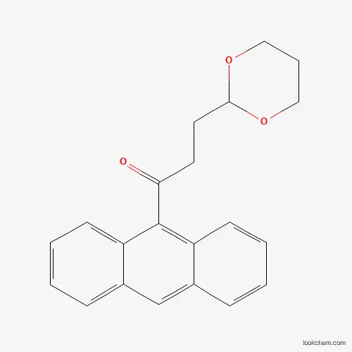 Molecular Structure of 898757-47-6 (9-[3-(1,3-Dioxan-2-YL)propionyl]anthracene)