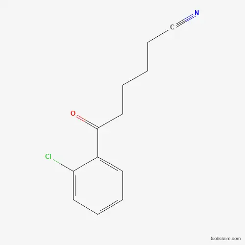 Molecular Structure of 898767-78-7 (6-(2-Chlorophenyl)-6-oxohexanenitrile)