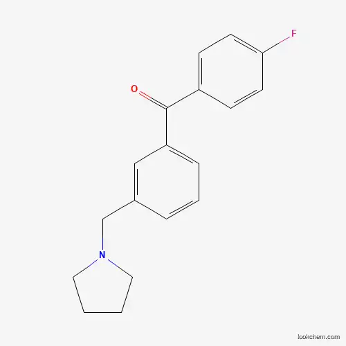 4'-FLUORO-3-PYRROLIDINOMETHYL BENZOPHENONE