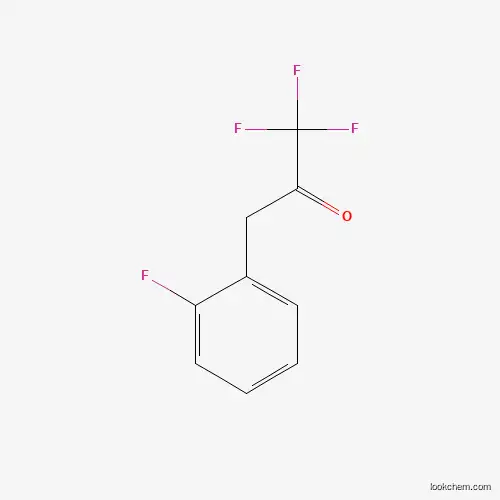 Molecular Structure of 898787-53-6 (3-(2-Fluorophenyl)-1,1,1-trifluoro-2-propanone)