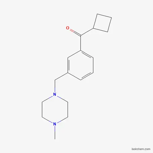 CYCLOBUTYL 3-(4-METHYLPIPERAZINOMETHYL)PHENYL KETONE