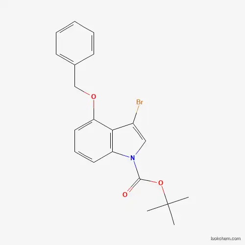 tert-Butyl 4-(benzyloxy)-3-bromo-1H-indole-1-carboxylate